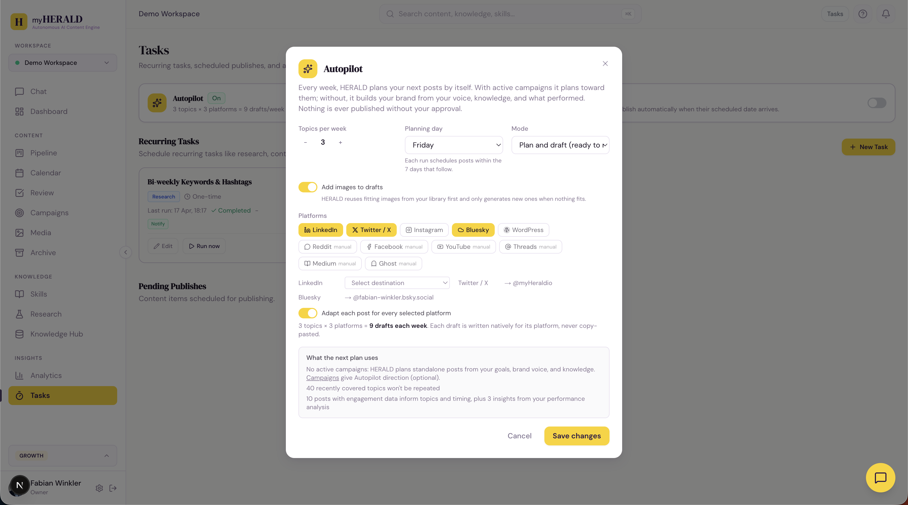 Put your content on autopilot